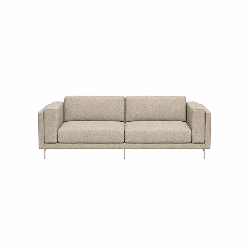 Nockeby 3 Seater Sofa Cover-Patterned Weave Cream
