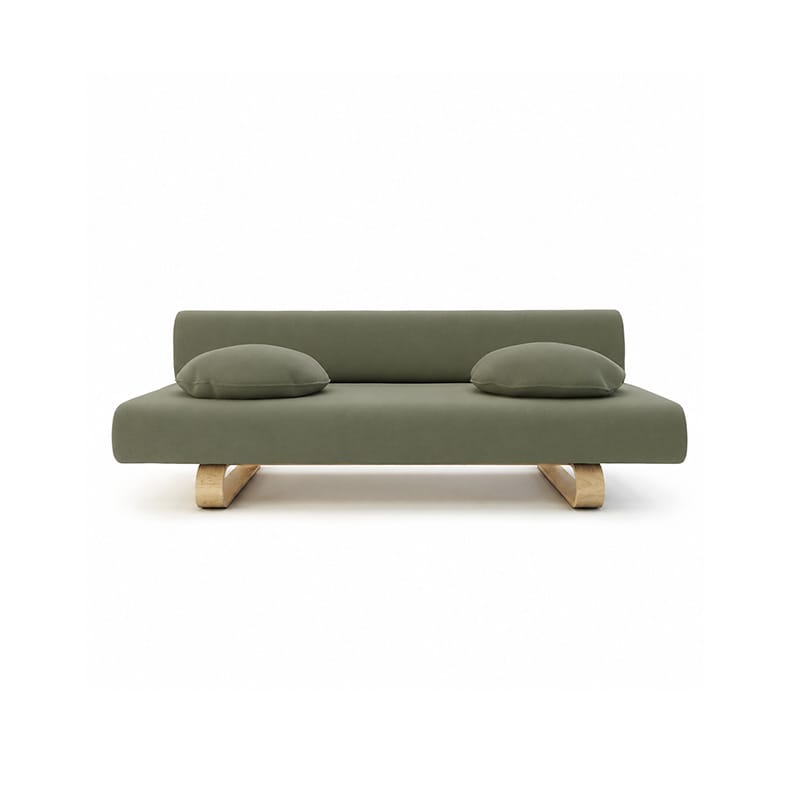 Allerum Sofa Bed Cover-Chenille Cypress Green