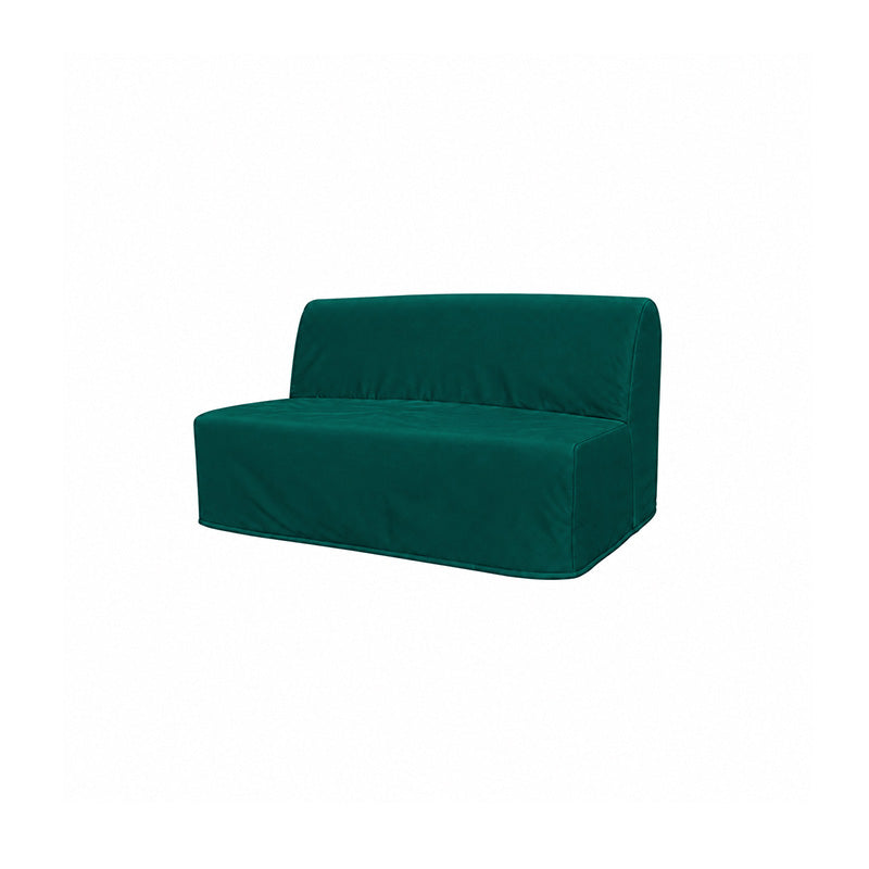 Lycksele 2 Seater Sofa Bed Cover-Velvet peacock