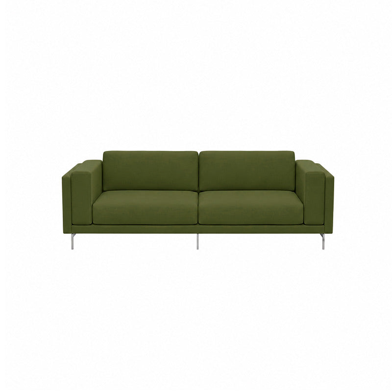 Nockeby 3 Seater Sofa Cover-Chenille Winter Moss