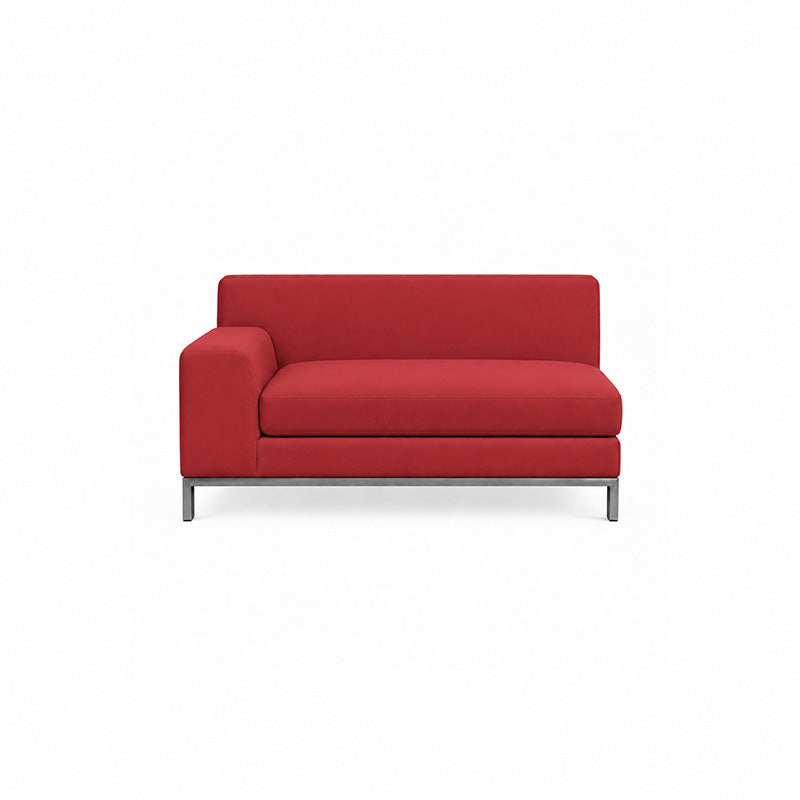 Kramfors 2 Seater Sofa with Left Arm Cover-Chenille Burnt Brick