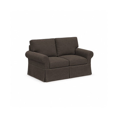 Pottery Barn Basic 2 Seater Sofa-Microfiber Ash