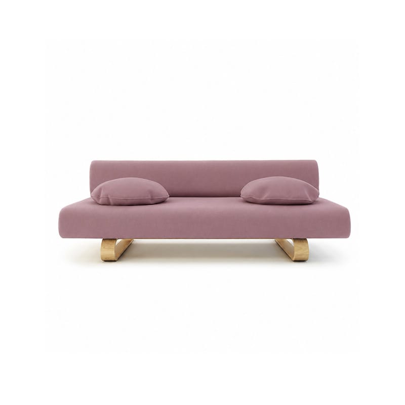 Allerum Sofa Bed Cover-Structural Weave blush-pink