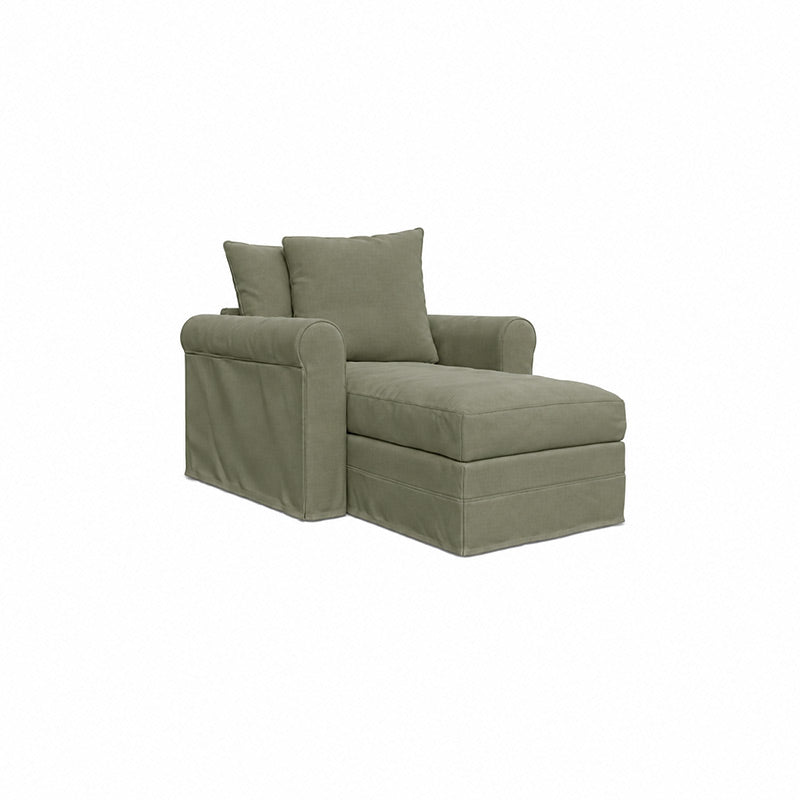 Grönlid Chaise Lounge Cover-Corduroy Olive