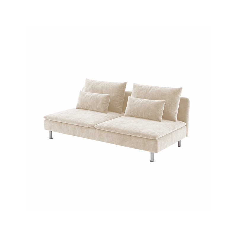 SODERHAMN 3-Seat Section Sofa Cover-Chenille Buttermilk