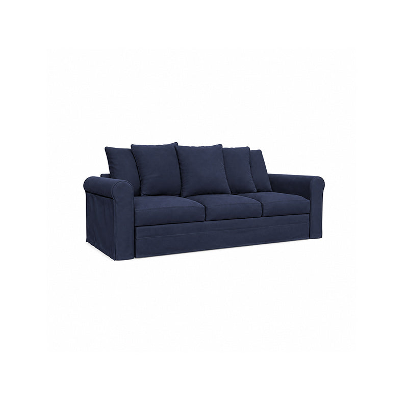Grönlid 3 Seater Sofa Cover-Microfiber Navy blue