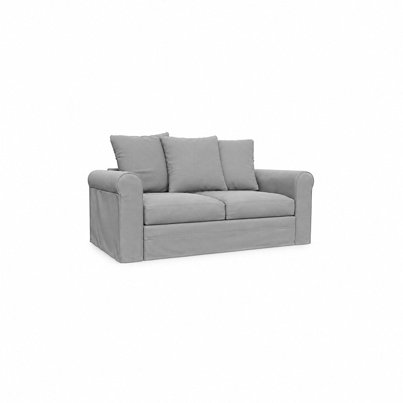 Grönlid 2 Seater Sofa Cover-Corduroy Gray