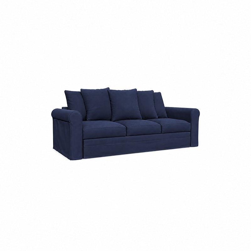 Grönlid 3 Seater Sofa Cover-Structural Weave navy