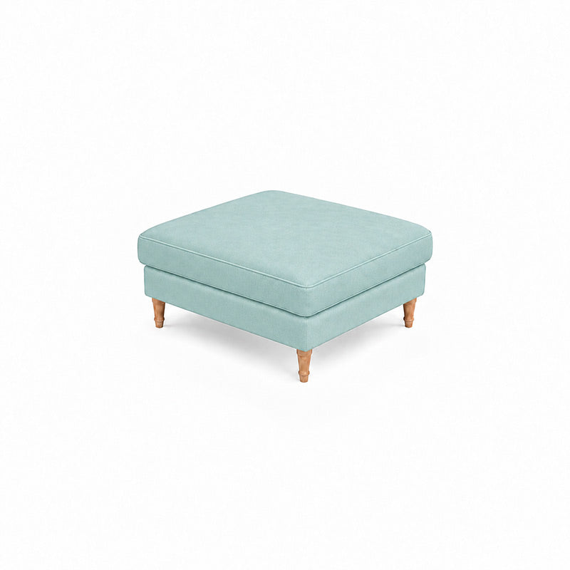 Stocksund Footstool Cover-Microfiber Mint