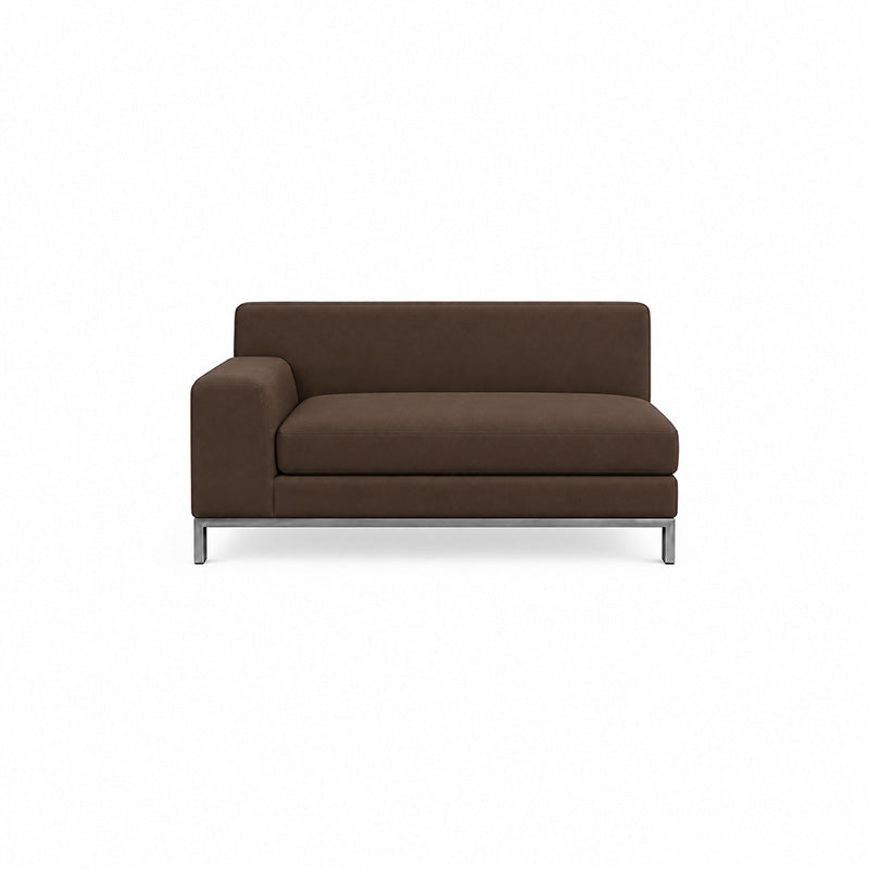 Kramfors 2 Seater Sofa with Left Arm Cover-Chenille Chestnut