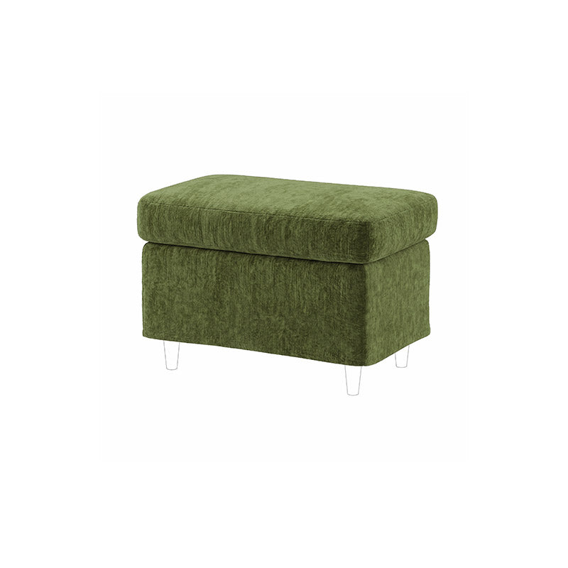 STRANDMON Footstool Cover-Chenille Cypress Green