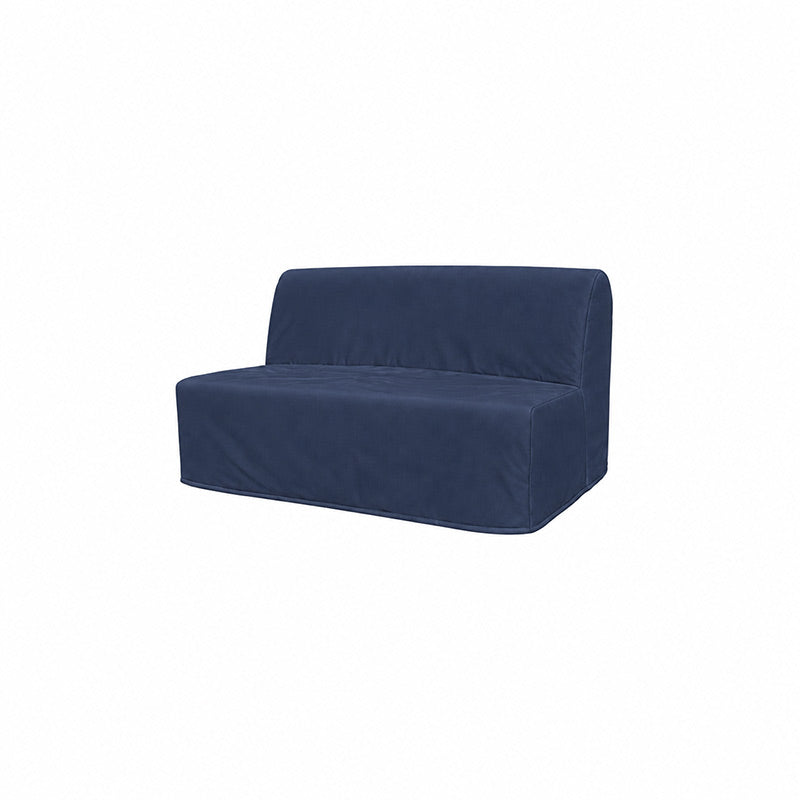 Lycksele 2 Seater Sofa Bed Cover-Structural Weave navy