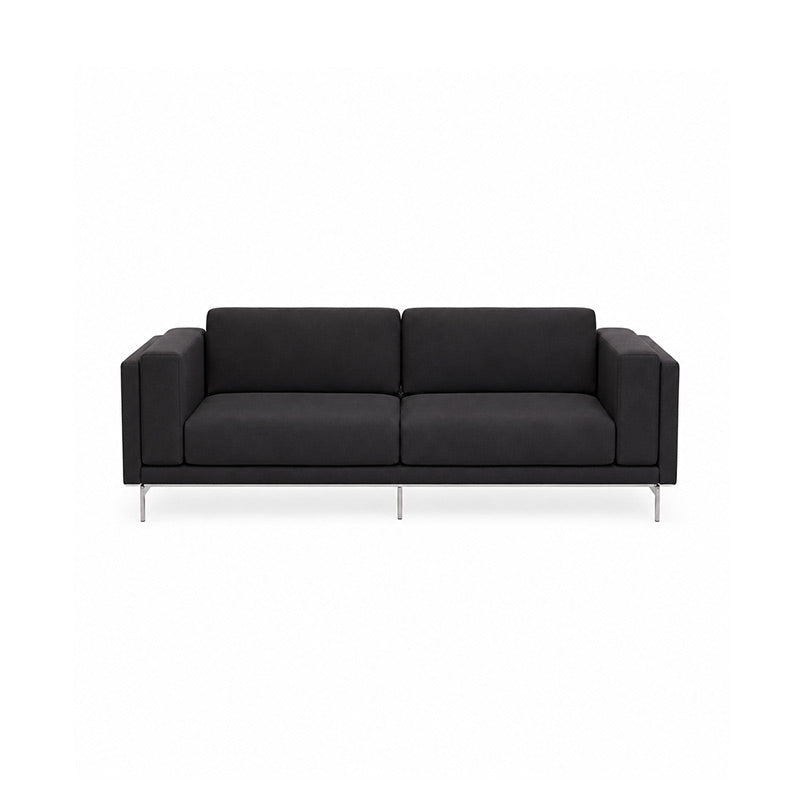 Nockeby 3 Seater Sofa Cover-Microfiber Black