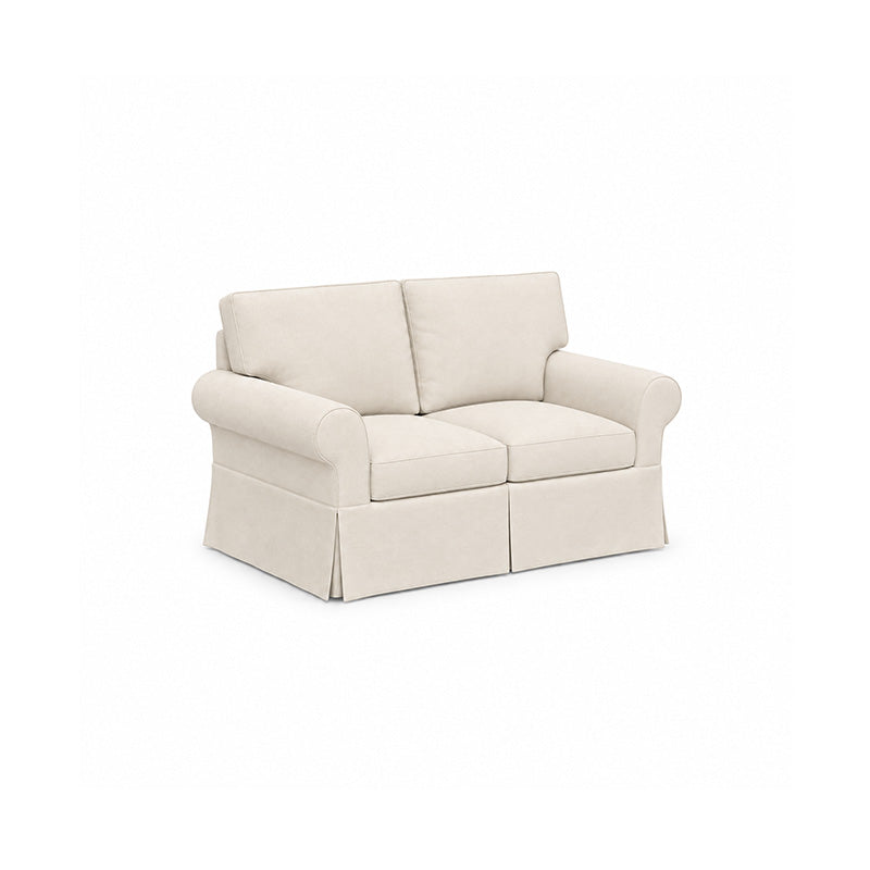 Pottery Barn Basic 2 Seater Sofa-Microfiber Beige