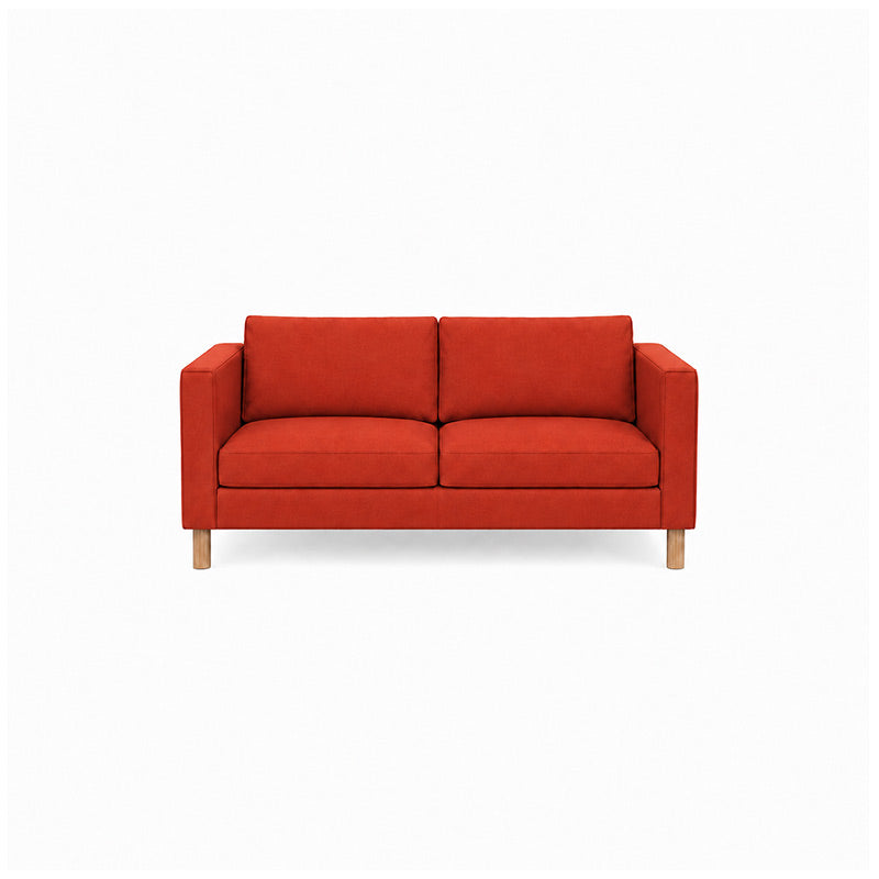 Karlstad 2 Seater Sofa Cover-Chenille Terracotta