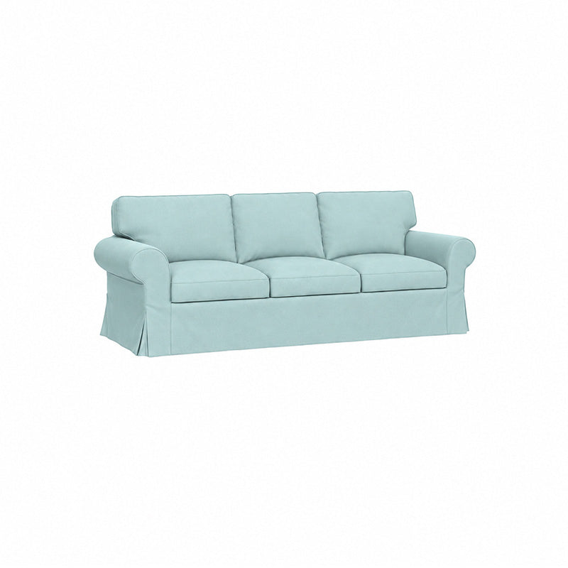 Ektorp 3.5 Seater Sofa Cover-Microfiber Mint