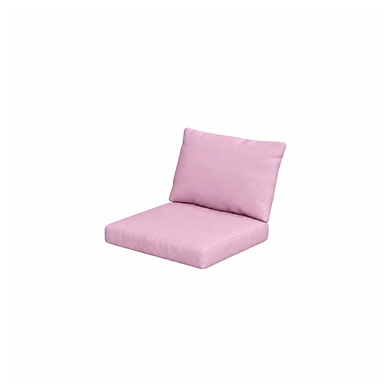Stockholm Rattan Chair Cushion Cover Set-Structural Weave blush pink