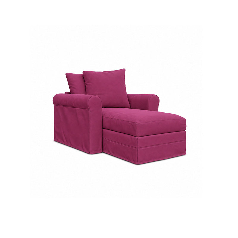Grönlid Chaise Lounge Cover-Canvas Berry plum