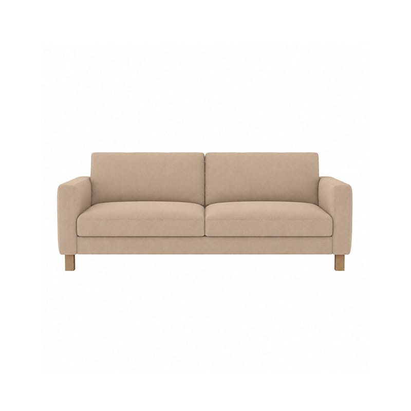 KARLSTAD 3-Seat Sofa Cover-Canvas Oatmeal