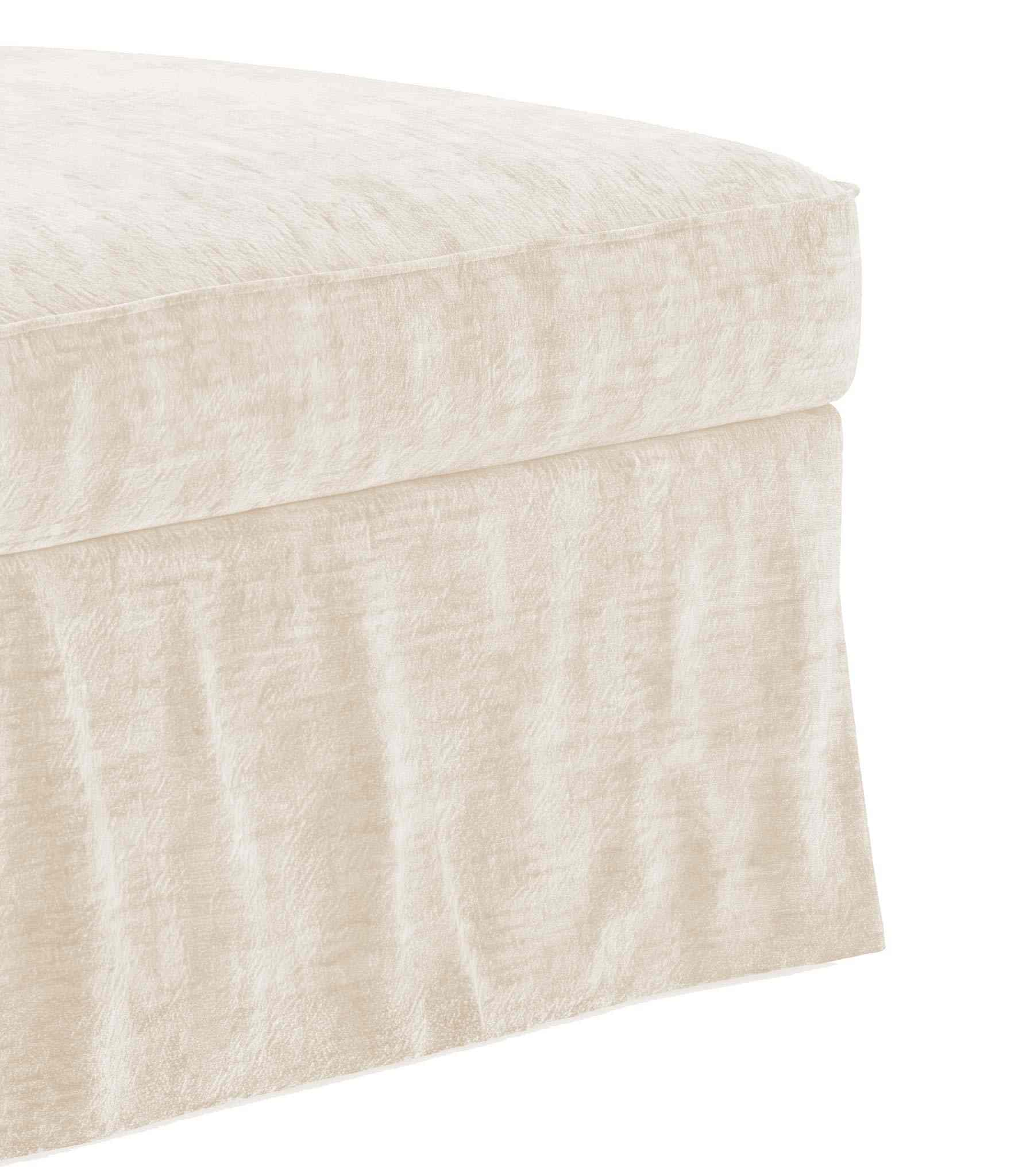 EKTORP Funda para Chaiselongue con Reposabrazos Izquierdo - Chenilla Color Mantequilla