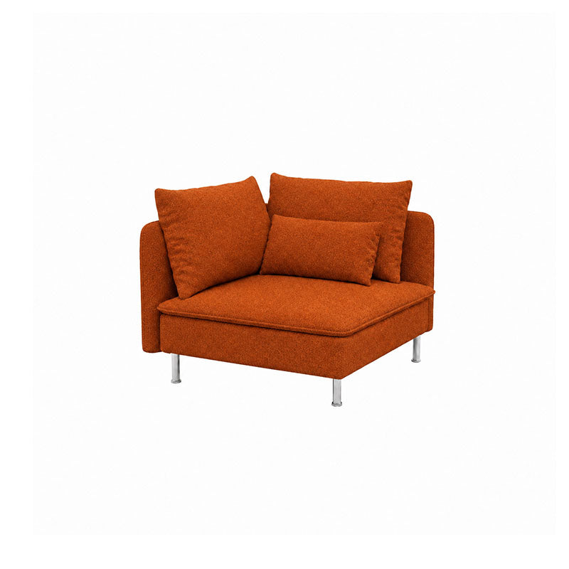 SODERHAMN Corner Section Sofa Cover-Microfiber Terra mauve