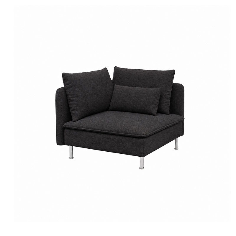 SODERHAMN Funda de sofá de esquina-Microfibra Camel