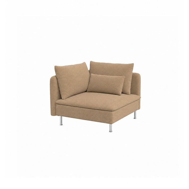 SODERHAMN Corner Section Sofa Cover-Canvas Oatmeal