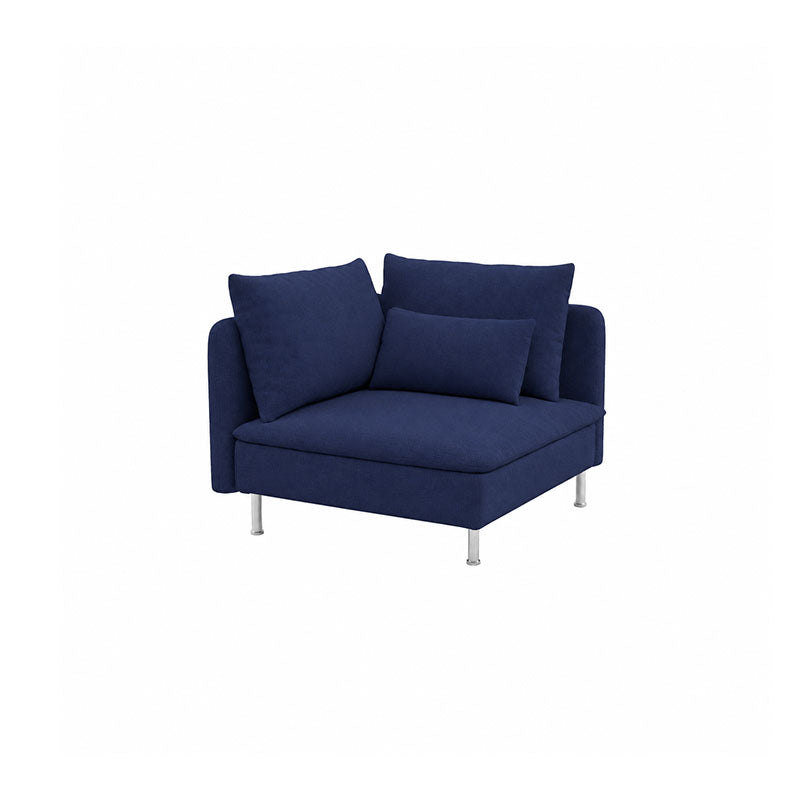 SODERHAMN Corner Section Sofa Cover-Canvas Deep blue