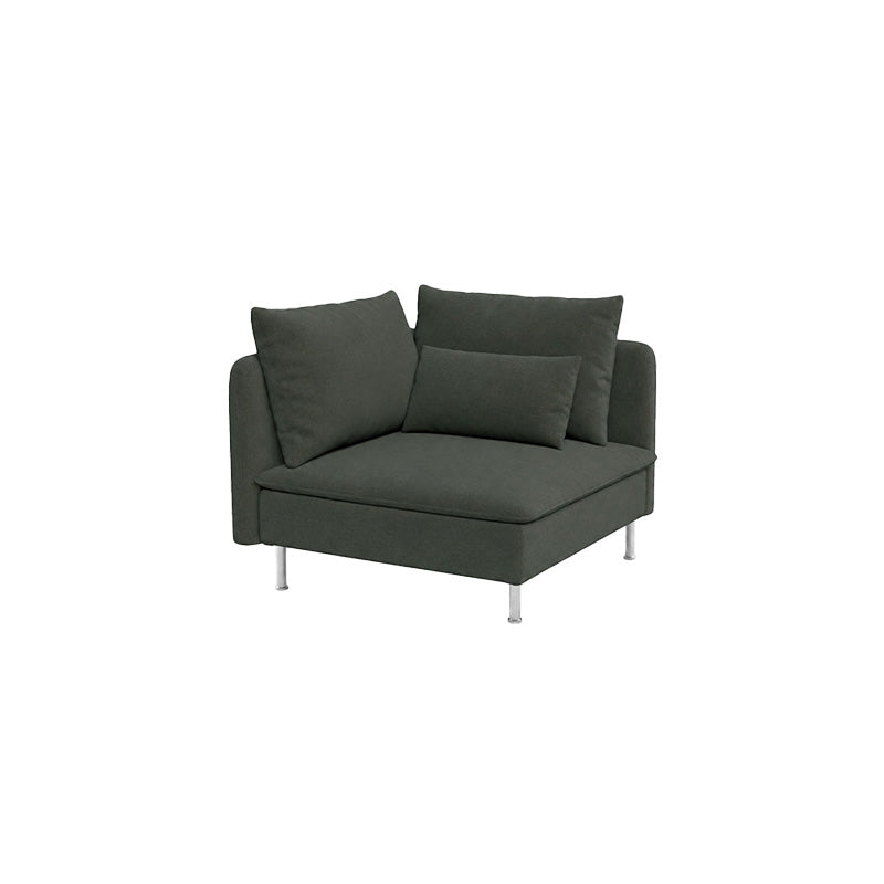 SODERHAMN Corner Section Sofa Cover-Canvas Charcoal