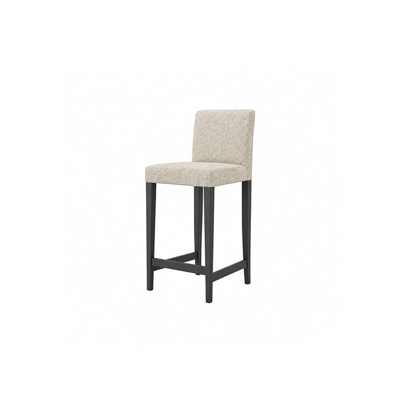 HENRIKSDAL Bar Stool Cover-Patterned Weave  Cream