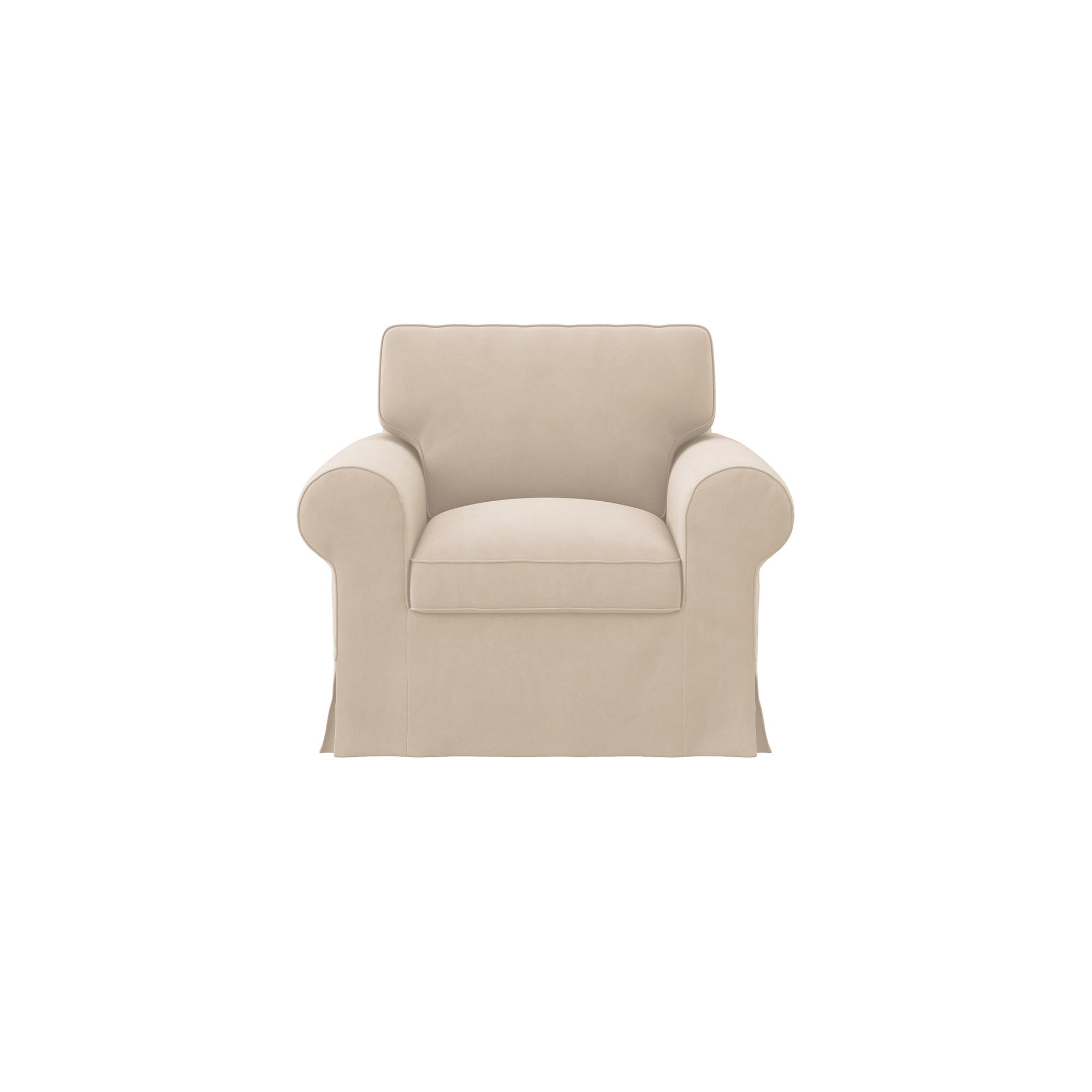 Funda de sillón EKTORP - Microfibra Camel