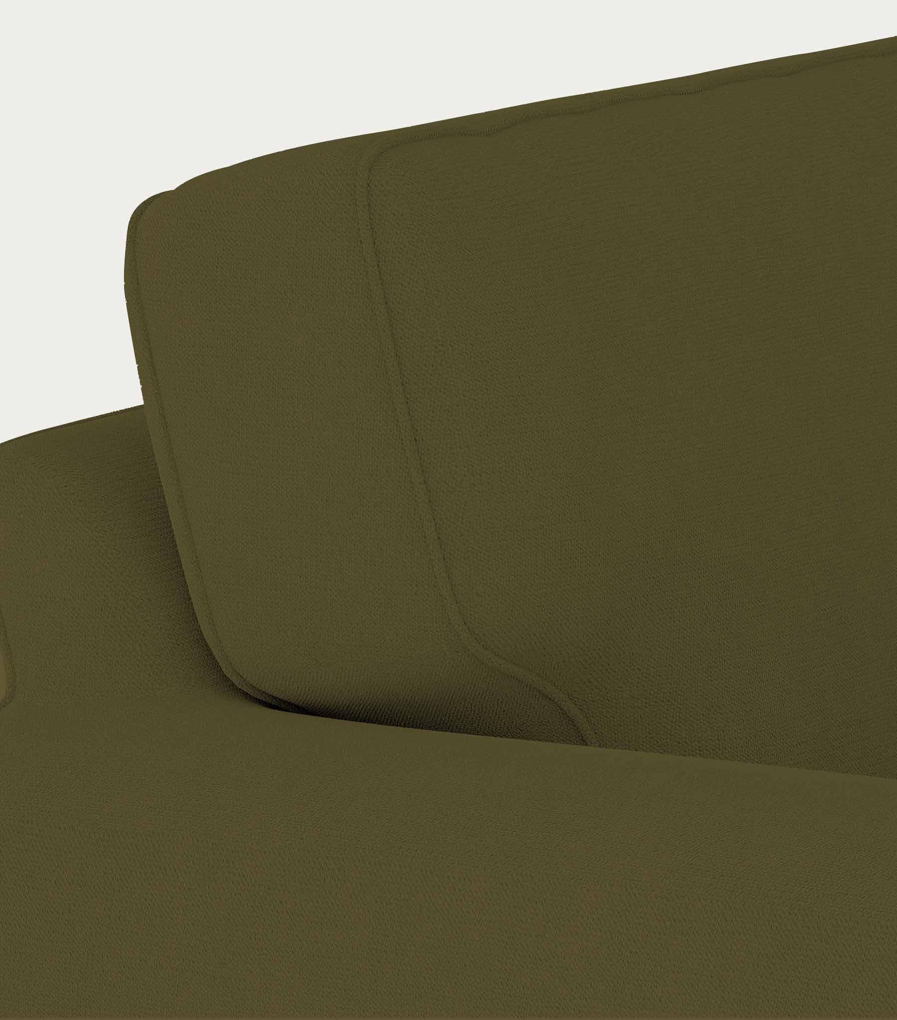 Funda de sofá cama de 2 plazas EKTORP - Microfibra oliva