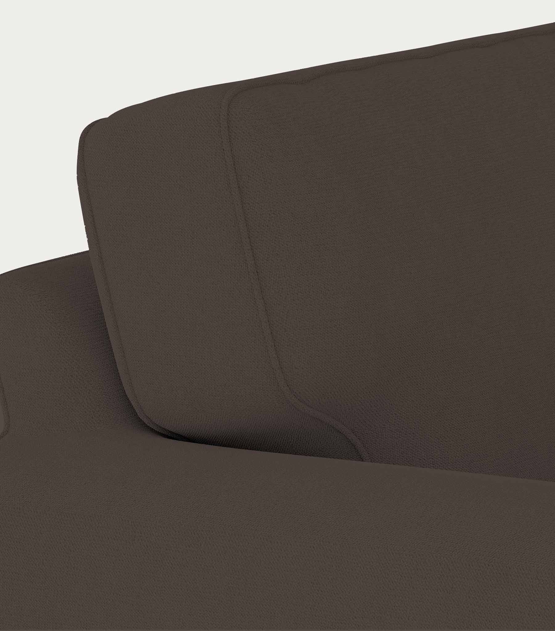 EKTORP Chaise with Right Armrest Cover-Microfiber Ash