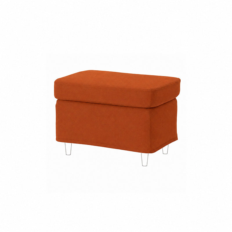 STRANDMON Footstool Cover-Microfiber Terra mauve
