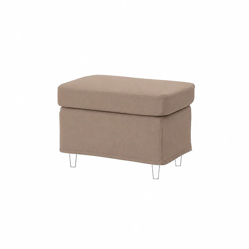 STRANDMON Footstool Cover-Corduroy Latte