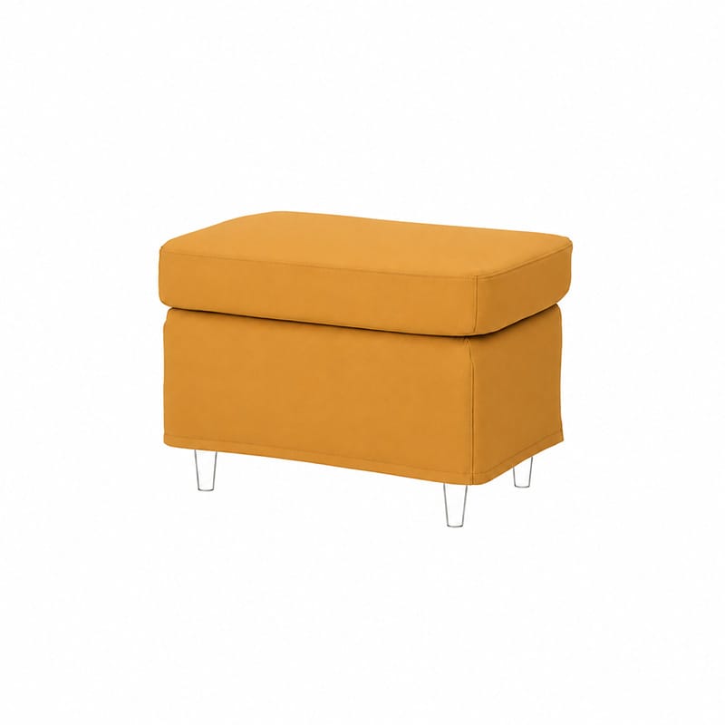 STRANDMON Footstool Cover-Canvas Mango