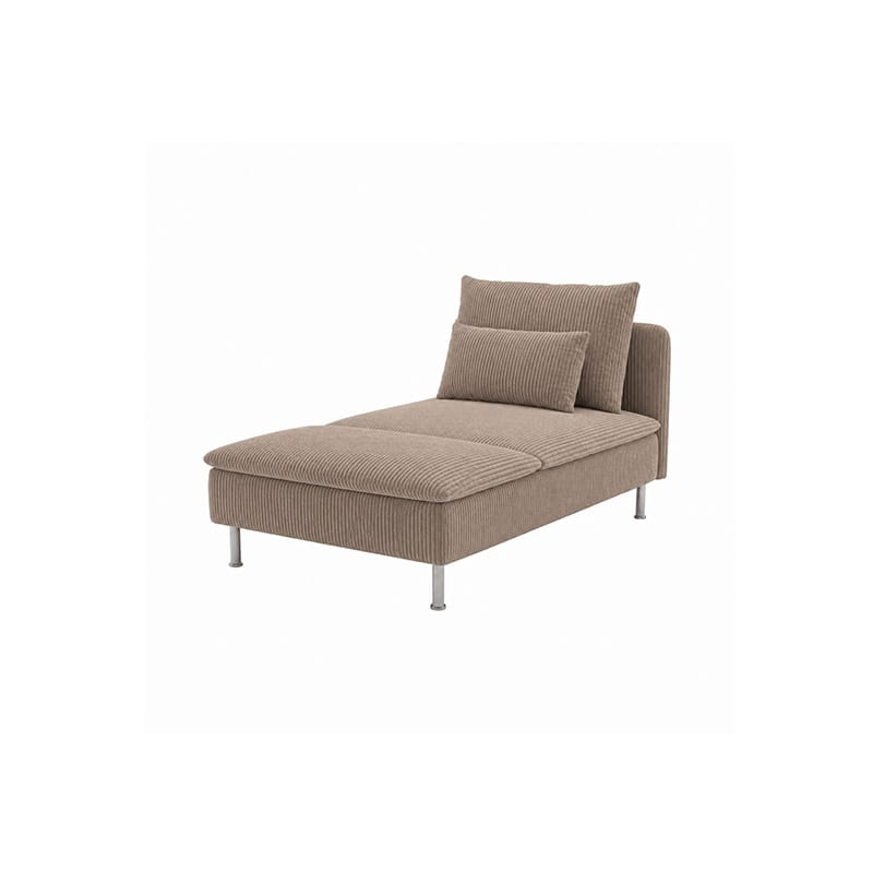 SODERHAMN Chaise Lounge Cover-Corduroy Latte