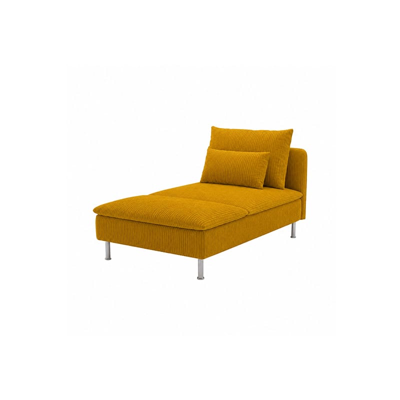 SODERHAMN Chaise Lounge Cover-Corduroy Mustard