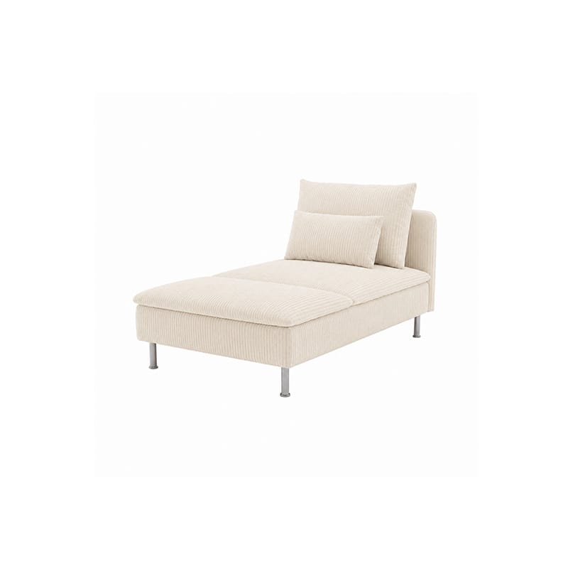 SODERHAMN Chaise Lounge Cover-Corduroy Cream