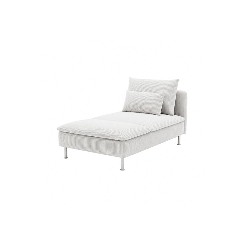 SODERHAMN Chaise Lounge Cover-Corduroy Mink taupe