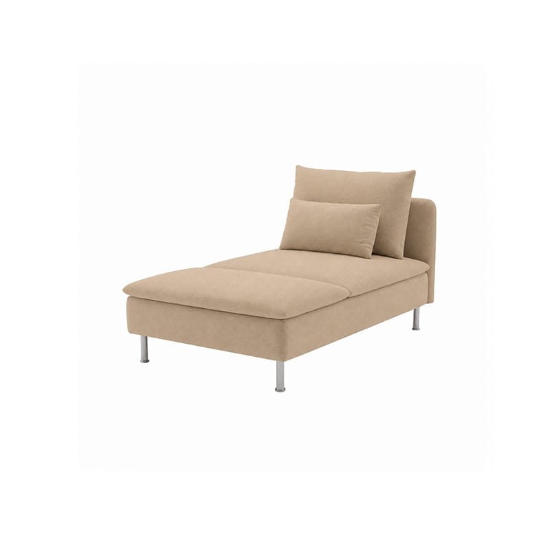 SODERHAMN Chaise Lounge Cover-Canvas Oatmeal