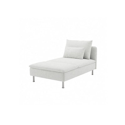 SODERHAMN Chaise Lounge Cover-Canvas Ivory