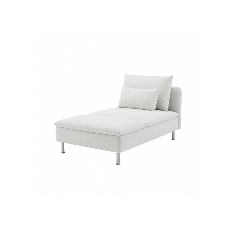 SODERHAMN Chaise Lounge Cover-Canvas Ivory