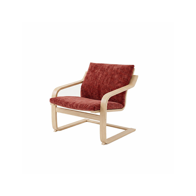 POANG Low-Back Armchair Cover-Chenille Burnt Brick