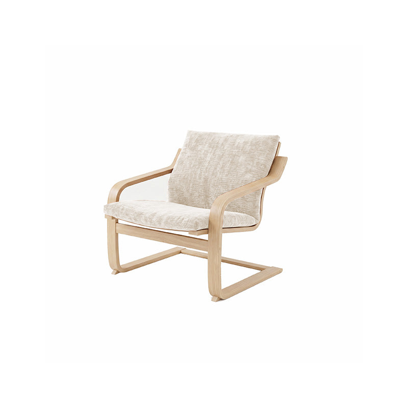 POANG Funda de sillón de respaldo bajo - Chenilla color crema