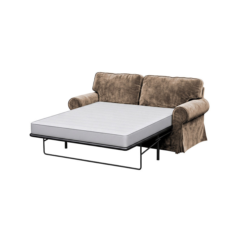Funda sofá cama EKTORP 2 plazas-Chenilla Antílope