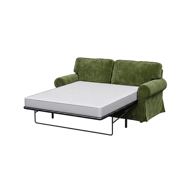 Funda de sofá cama de 2 plazas EKTORP - Verde ciprés chenilla