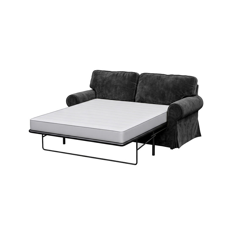 Funda de sofá cama de 2 plazas EKTORP - Grafito chenilla