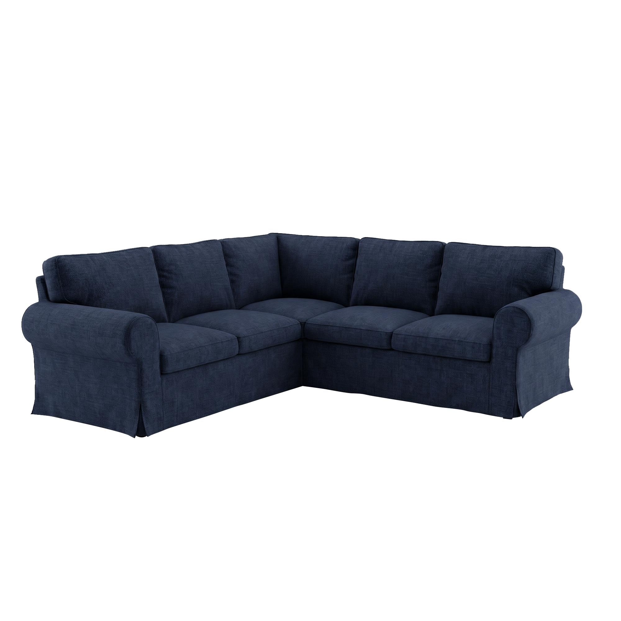 UPPLAND 4-Seater Corner Sofa Cover-Chenille Midnight