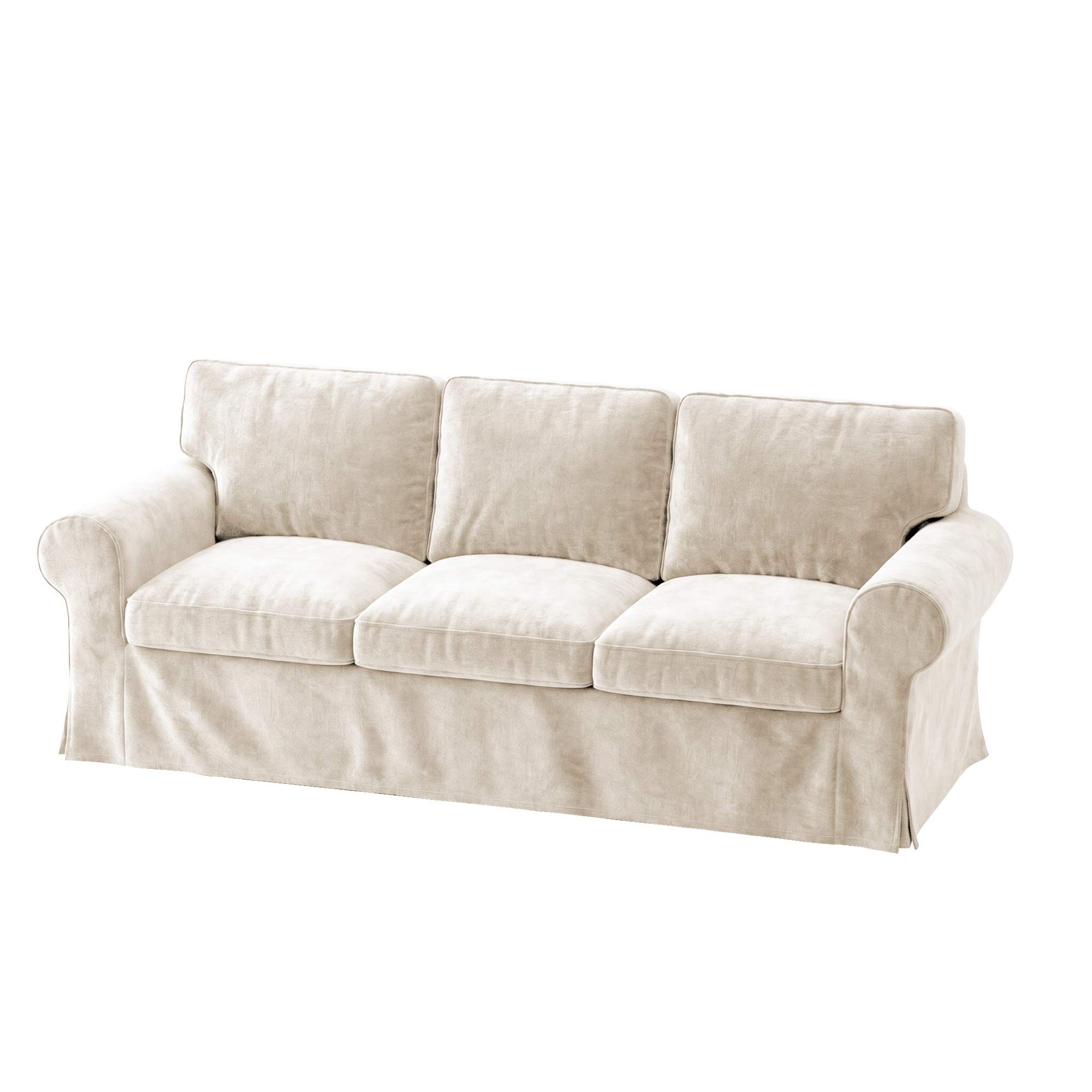 UPPLAND 3-Seat Sofa Cover-Chenille Buttermilk